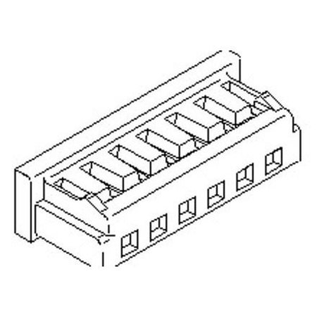 MOLEX Board Connector, 12 Contact(S), 1 Row(S), Female, 0.079 Inch Pitch, Crimp Terminal, Locking,  510901200